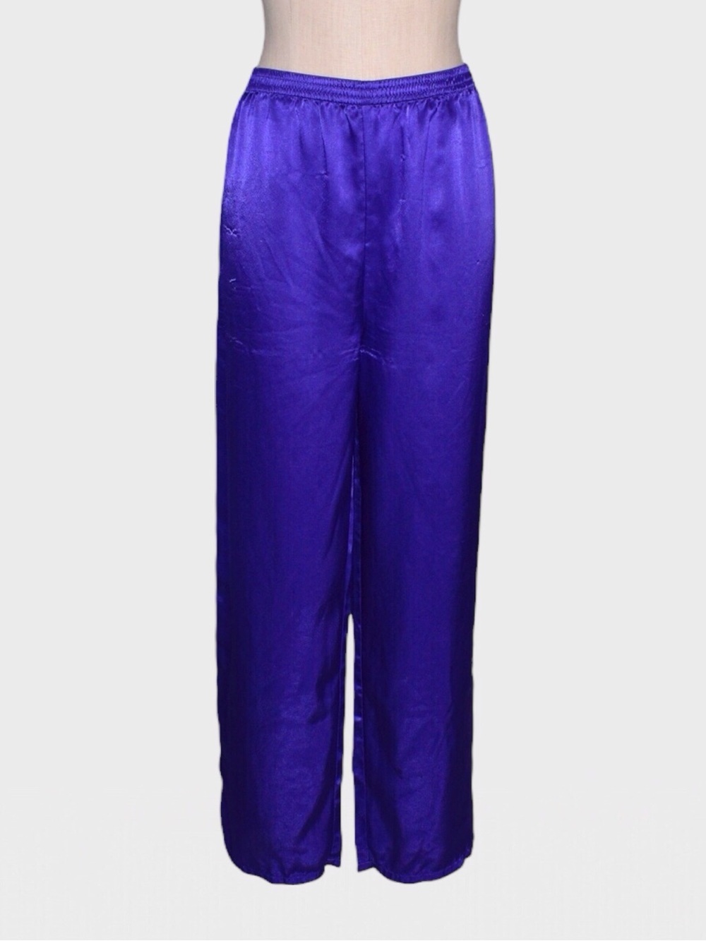 Victorias Secret Vintage Satin Lounge Pants Pajama Sleep Pants Gold Label